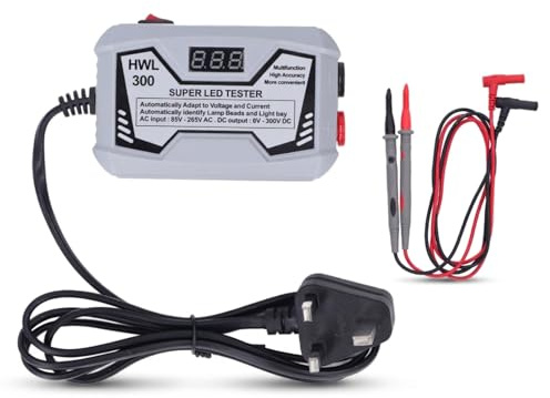LED Backlight Tester,TV LED Strip Tester 0-300V Adaptive Voltage Multipurpose Lamp Bead Strip TV Backlight Repair Inspection Testing Repair Measurement Meter (UK Plug)