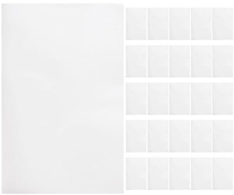 MAGICLULU 100 Stück Backpapier Aus Pergamentpapier Biskuitrollen-Einlagen Fettdichtes Papier Packpapier Sandwich-Verpackungen Ölbeständiges Papier Für Frittierte Lebensmittel Zum Backen Von