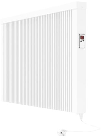 eVARMO Areo Direct 1950 W Elektroheizung Wandmontage - Elektroheizkörper mit Thermostat - Elektrische Heizung Smart Home - App steuerbare Heizung ohne Hub - Digitale WLAN Elektroheizung