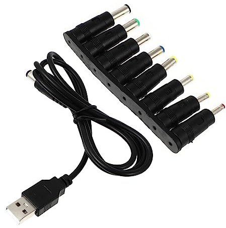 Hoement USB Zu Dc Stromkabel Adapter Mit Kabel Dc Ladekabel Adapter Für Haushaltselektronik Sicher Und Langlebig Praktisch Für Alltag