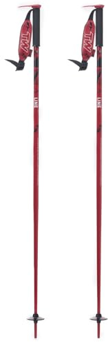 LINE Unisex Adult's Wallischtick Ski Poles | Durable Lightweight Aluminum Outdoor Winter Sports Alpine Ski Poles with Ergonomic BMX Grip & Screw Off Basket | Freestyle, All Mountain, Groomers | 36