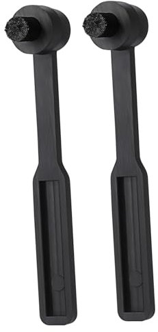 Alasum Pulitore Per Puntine Dei Dischi 2 Pezzi, Spazzola Per Pulizia Giradischi in Nylon Delicato, Kit Compatto Per Vinili e Dispositivi Elettronici, Per Collezionisti e Appassionati Audio