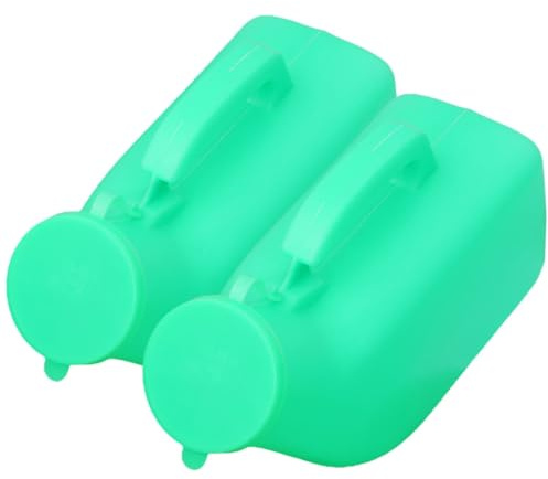 HAWILLOSCH Urinario Masculino Reutilizable 2 Piezas 1200 Ml De Plástico Espeso Tapa Portátil Para Uso Diario Casa y Viajes Para Hombres Adultos