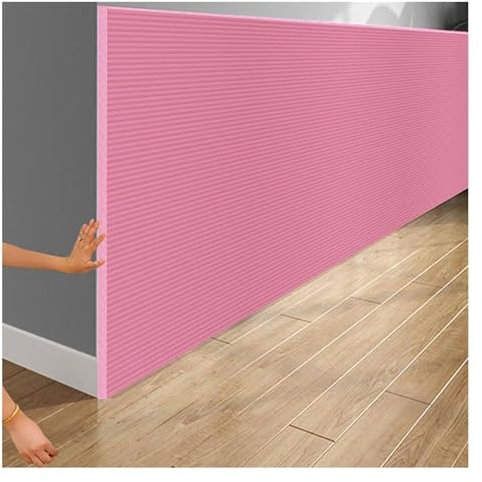 Schaumstoff-Sicherheitsstreifen, rosa, 30 cm breit, Wandschutz, selbstklebend, Anti-Kollisionskissen, Kinderkissen