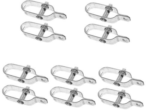 JECOMPRIS 10pezzi Tendifilo Per Recinzione Da Giardino Tenditori Metallici Robusti Per Filo e Cavi Facile Utilizzo Per Tensionare Reti e Corde Perfetti Per Uso Esterno