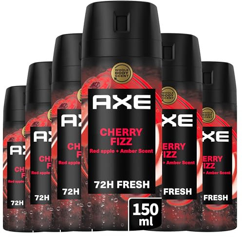 AXE - Deodorante da uomo - Spray - Collezione Profumo Prestige - Cherry Fizz - Tecnologia anti-odore rafforzata - 72 h di protezione -150 ml