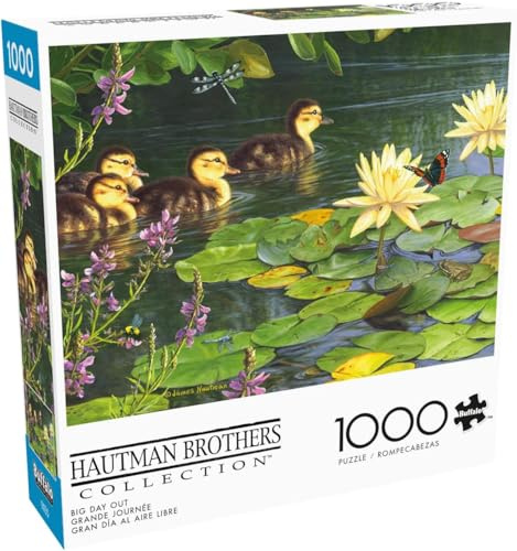 Buffalo Games – Hautman Brothers – Big Day Out – 1 000 bitar pussel för vuxna – utmanande pussel perfekt för spelkvällar – färdig storlek är 26,75 x 19,75