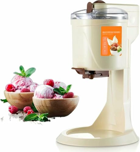 BGVYFXEZ Machine à crème glacée Automatique, Maison Cuisine Automatique Mini Machine à crème glacée Molle, Machine à crème glacée Molle