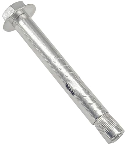 8 Piece Heavy Duty Stainless Steel Expansion Bolts,External Hex Expansion Anchor Bolt (M8 x 80mm)