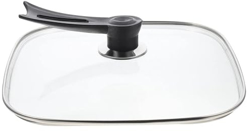 Tapa Sarten Universal Sartén Olla de cocina Calentador alimentos eléctrico Tapa vidrio plancha Utensilios Acero inoxidable Conveniente(Assorted Color1)