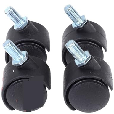 Office Chair Wheels 4Pcs 30.0mm Chair Wheel Furniture Caster Swivel Castor Brake Replace(1Screw)