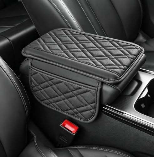 YDSTNiu Housse D'accoudoir pour Jeep Grand Cherokee WJ 1998-2004, Protection de Console Centrale Revêtement Cuir Accessoire Intérieur Repose-Bras Auto
