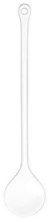 WACA 0221 710 Rührlöffel/Rundlöffel/Kochlöffel, PBT, 31 cm, weiß (2 Stück)