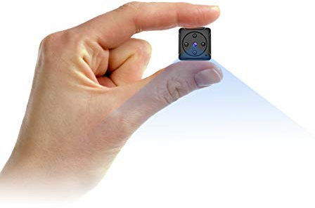 NIYPS Mini Telecamera Spia Nascosta, Full HD 1080P Portatile Micro Spy Cam Sorveglianza con Visione Notturna,Sensore di Movimento y Batteria,Senza Fili Piccola Microcamere Spia per Esterno/Interno