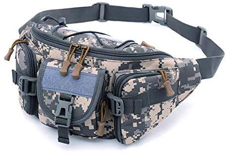 GAOHONGMEI taktische Bauchtasche, Militär, Bauchtasche, Hüftgürtel, Tasche, Werkzeug-Organizer für Outdoor, Wandern, Klettern, Angeln, Jagd, Bauchtasche