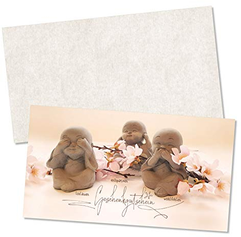 GESCHENKGUTSCHEINcom by POS-HAUER. Gutschein-Set. 25x Gutschein + Kuvert. Für Kosmetikstudios Massagen Wellness Firmen Unternehmen, blanko zum selber Ausfüllen.