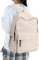 HYC00 School Backpack Womens, Causal Travel School Bags 14 Inch Laptop Backpack Rucksack Bag for Women Teenage Girls Boys Lightweight College Rucksack Water Resistant Bookbag Work Daypack, Beige