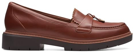 Clarks dam Westlynn Bella Loafer, Brunt läder, 36 EU