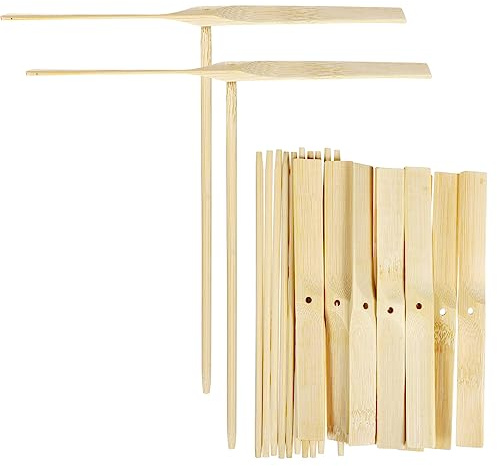 Toyvian Bamboo Dragonfly Spielzeug, 10Stück Fliegender Hubschrauber Spielzeug Holz Libelle Handreiben DIY Propeller Flugspielzeug Kinder Für Außenterrasse Garten Entwicklung Und Gehirntraining