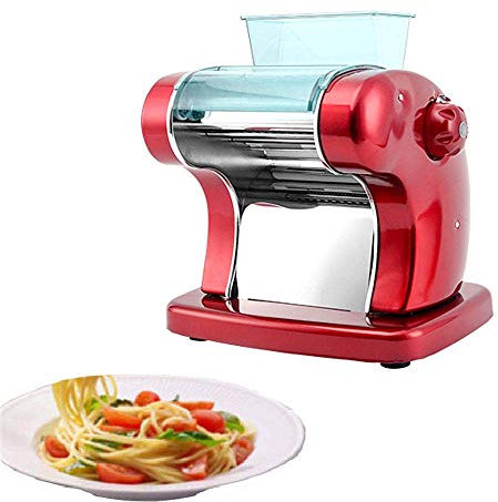 Máquina para hacer pasta eléctrica multifunción en uno 6 ajustes de grosor para Fettuccine casero fresco Espagueti Lasaña Masa Rodillo Prensa Cortadora Máquina para hacer fide