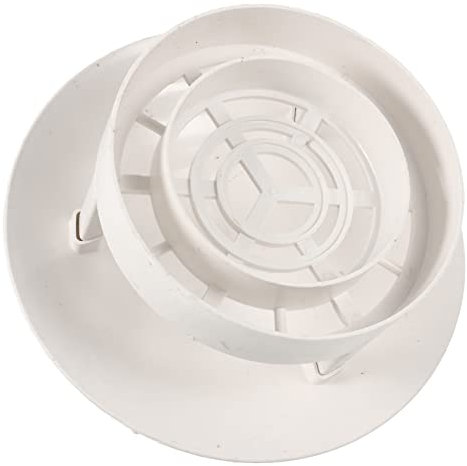 Rohr-Regenkappe schornsteinabdeckung kaminabdeckung Schornstein Kappe Abgasrohr Kappe Schornsteinkappen Rohrkappe regenfest Regenhut Trichterabdeckung Ofenrohr entlüften PVC Weiß