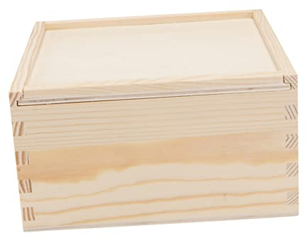 Beaupretty Stilvolle Hochzeitsbevorzugungs-süßigkeitenboxen 25x25x8cm Ausziehbare Holzbox Party Süßigkeitenbox