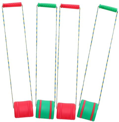 ORFOFE 1paar Outdoor -Spielzeug Für Junge Mädchen Sensory Training Stelzen Zufälligen Farben Fördert Gleichgewicht Und Bewegung Spaß Für Eltern Und Junge Mädchen