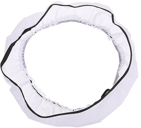 Artibetter Faltbarer Ringlichtdiffusor Weiß aus Nylon für Blitzlicht und Ringlicht mit Geringem Verlust und Leichtem Design für Professionelle Produktfotografie