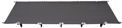 MINUS ONE Ultra Leichtes Feldbett Campingbett Klappbett, Tragbar Kompakt, 192 x 70 x 17cm, Belastbarkeit bis 150kg, für Outdoor-Reisen, Basiscamp, Wandern, Bergsteigen, leichte Rucksackreisen (Grau)