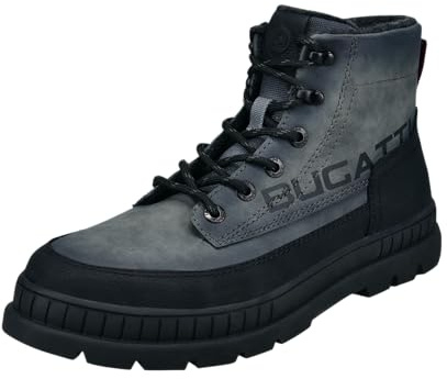 bugatti Herren Schnürstiefel, Männer Stiefel Kaltfutter