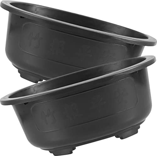 Lot de 2 grands pots à bonsaï en plastique peu profonds pour bananier - Pour le bureau et la maison - Pot ovale à suspendre pour une plantation pratique