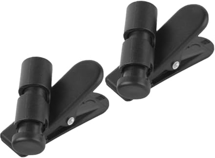 Mipcase 2pcs Removal Headphone Clips Cord Clips for Microphone Black Earphones Cable Organiser for Studio Recording and Live Performance