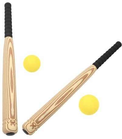 IMIKEYA 2sätze Eva-sportspielzeug Für Drinnen Und Draußen Leicht Und Tragbar Baseballschläger Für Junge Mädchen Und Kleinkinder Trainings-baseballschläger Mit Ball