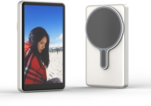 MENDUNER Mirror Selfies Monitoring Screen with Remote Control, High -resolution Vlog Screen for Live Broadcast Transmission, Universal Compatibility, 4.02 Inches