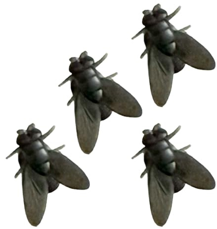 Orecchini realistici a forma di mosca minuscola anallergica apri sostanza macromolecola per feste Orecchini a mosca in resina dettagliata per regali, Misura unica, come descritto, come descritto