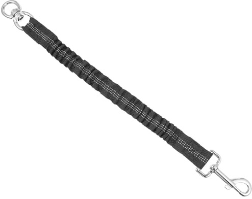 Kichvoe Extension de Laisse Élastique Attache Robuste pour Chien en Nylon Réfléchissant, Résistante et Adaptée Jogging pour Petits et Moyens Chiens