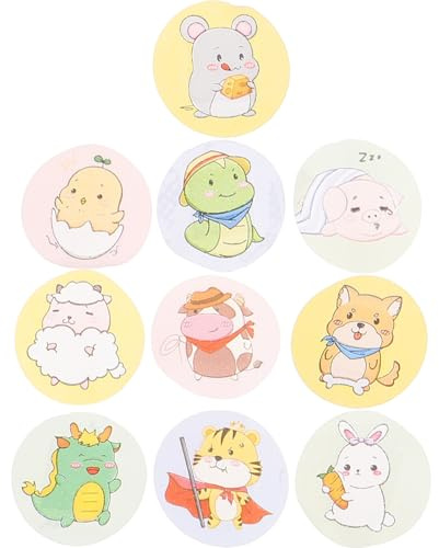 DONFAMDS Vendajes Impermeables y Transpirables Redondos Adhesivos de Dibujos Animados Material PE 120 Piezas para Niños Ideales para Uso en Casa y Camping al Aire Libre