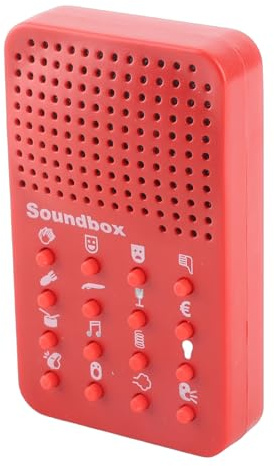 Cuifati Juguete Portátil para Hacer Ruido con 16 Efectos de Sonido, Máquina de Sonido Electrónica Novedosa con Risas, Aplausos, Explosiones de Bocina, Diseño Compacto para Diversión