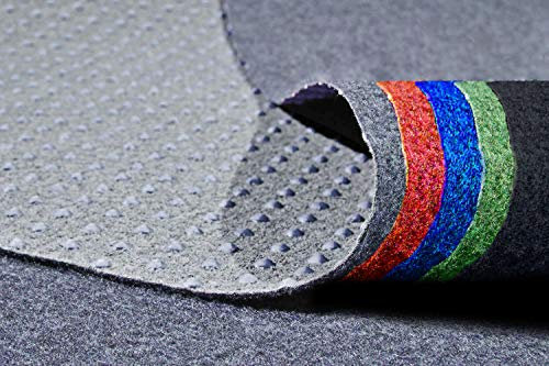 MadeInNature Moquette d'extérieur ou d’intérieur, Dimensions et Couleurs au Choix, Tapis Type Gazon Artificiel - pour Jardin, terrasse, Balcon, revêtement de Sol Outdoor (500 x 200 cm, Gris clair)