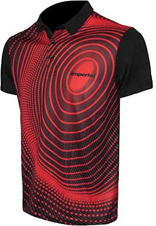 Imperial Shirt F-7 (rot) - Funktionsfaser Tischtennis Shirt | Tischtennis Trikot | Tischtennis Hemd | TT-Spezial - Schütt Tischtennis