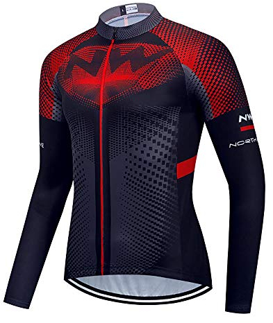 Moxilyn Fahrradbekleidung Herbst Fahrrad Trikot Regenjacke Wasserdicht Winddicht Atmungsaktiv Jacke MTB Mountainbike Jacket Visible Reflektierend für Herbst Hohe Elastizität Schnell Trocknend