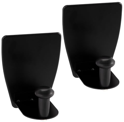 ECENCE 1 supporto magnetico per rotolo di carta da officina, porta rotolo da cucina senza foratura, supporto per panno di pulizia, colore nero