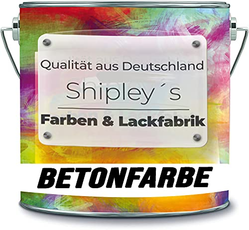 Shipley's Farben & Lackfabrik Pintura de hormigón para garaje, revestimiento de suelo para interiores, suelo industrial, suelo sótano, resina epoxi (30 kg, gris antracita Ral 7016)