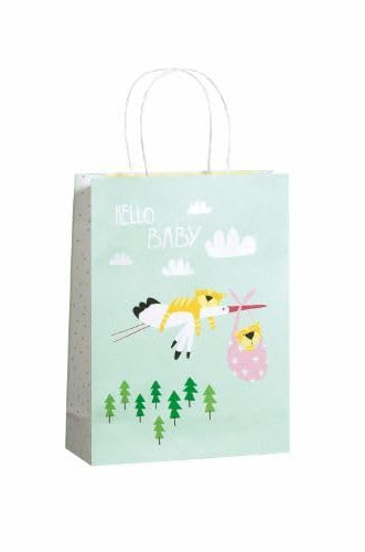Baby - Geburt - Freudiges Ereignis - Geschenktasche - B24 x T9 x H32cm - 2024