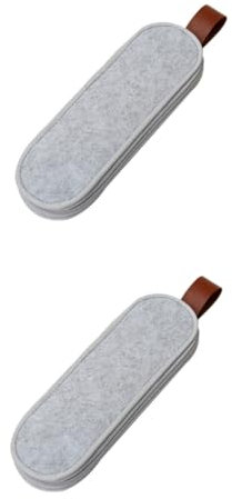 Garneck 2St Aufbewahrungstasche für Geschirr wasserdichte Aufbewahrungstasche Koffer Organizer-Taschen Küchenwaren geschenke für freundinen Gabeln Tasche Bestecktasche gefühlt Filzstoff