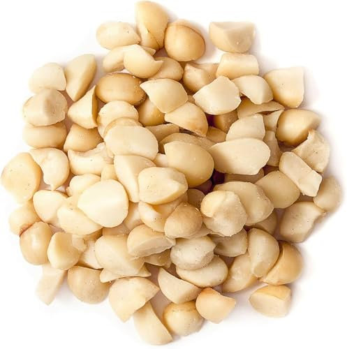 Macadamia Nuts 1kg – Broken Macadamias Halves & Pieces – Nut Small Large Piece Whole Fresh Natural Raw Bulk Crushed for Snacking Baking Cooking No Irradiation Unsalted (Packaging May Vary) PURIMA