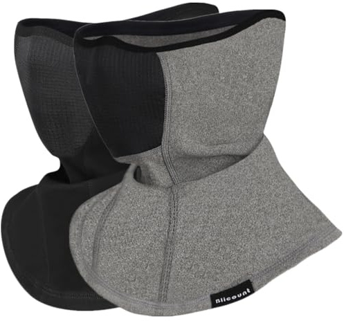 Blicount Schlauchschal Herren Winddicht Multifunktionstuch Halswärmer Warm Winter Halstuch Atmungsaktiv Neckwarmer für Outdoor Skifahren, Motorrad, Fahrrad, Jogging