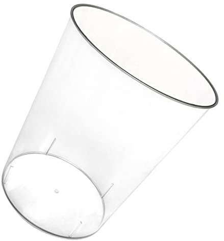 Mobestech Poubelle Transparente Moderne Pour Cuisine Seau à Déchets Pratique Pour Bureau Et Maison Corbeille à Déchets Multifonction