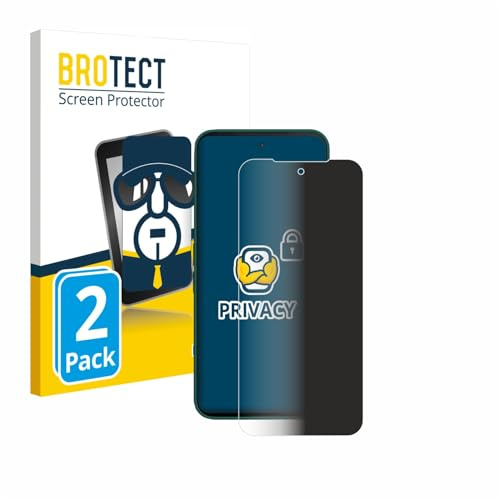 brotect Protection Anti-Espion pour Fairphone 6 | 2 Pièces Anti-Spy Protection d'écran Made in Germany Privacy Film Écran de Confidentialité Clair
