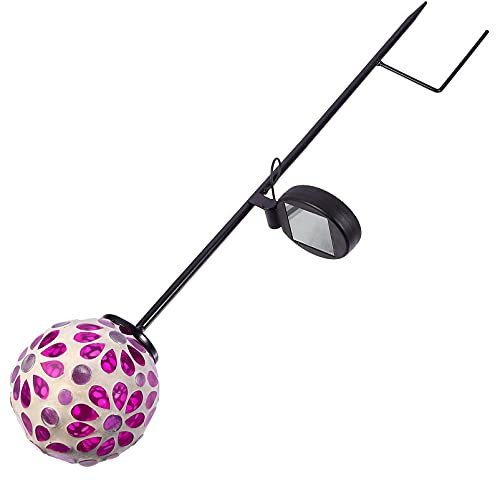 Yardwe Luz Solar Para Césped Lámpara Solar De Jardín Luz Empotrable El Suelo Lámpara Esférica De Decorativa Para Exteriores Delicada Para Patio
